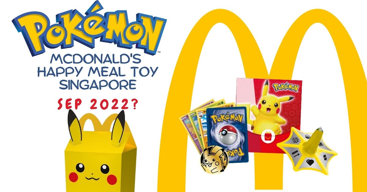 McDonald's Happy Meal Toys September 2022 Pokemon Trading Cards